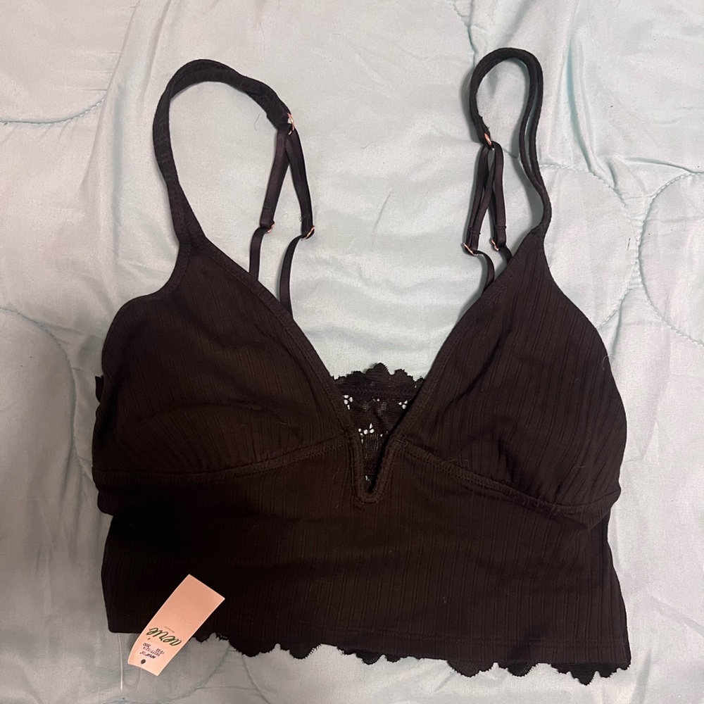 Aerie Black Bralette